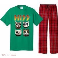 Hiss Funny Cat Lover Gift Pajama Set thumb 0