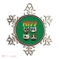 Hiss Funny Cat Lover Gift Ornament thumb 0