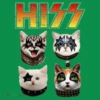 Hiss Funny Cat Lover Gift Ornament thumb 1