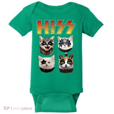 Hiss Funny Cat Lover Gift Baby Bodysuit