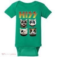 Hiss Funny Cat Lover Gift Baby Bodysuit thumb 0