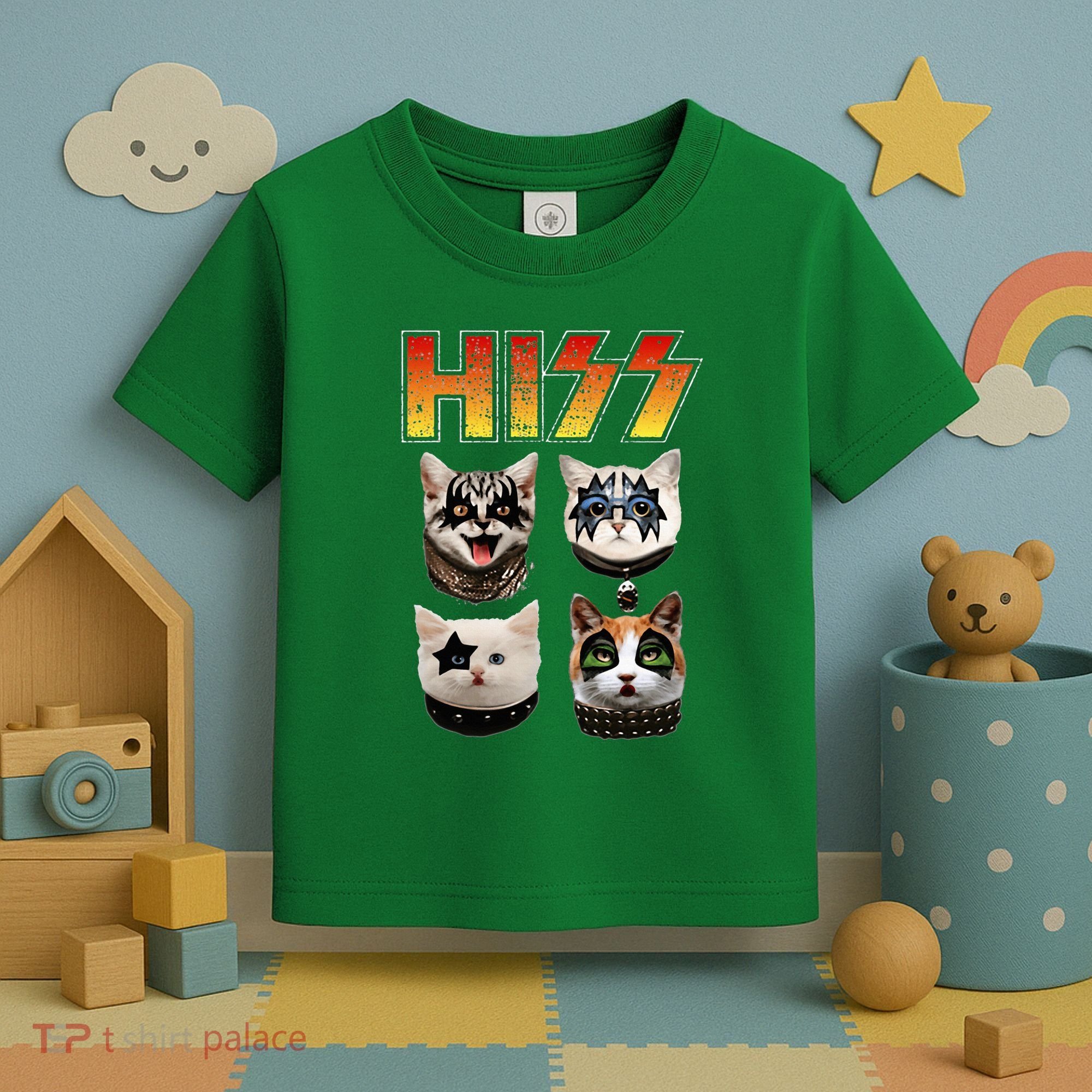 Hiss Funny Cat Lover Gift Toddler T-Shirt