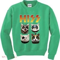 Hiss Funny Cat Lover Gift Kids Sweatshirt thumb 0