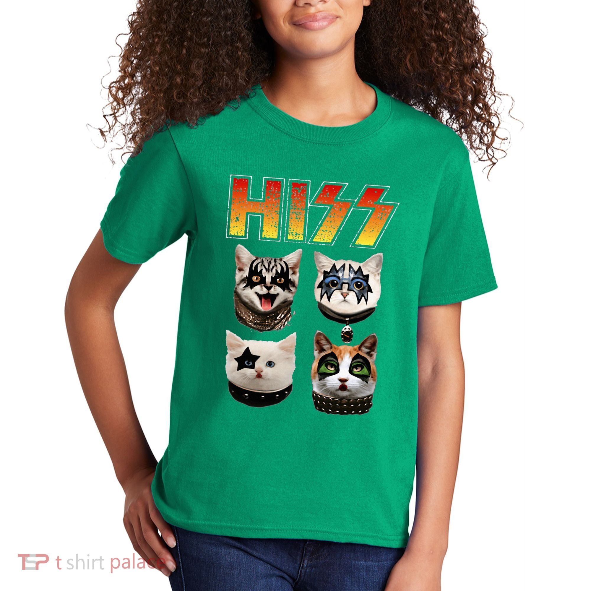 Hiss Funny Cat Lover Gift Kids T-Shirt