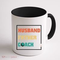 Husband Father Coach Golf Coach Gift Coffee Mug thumb 1