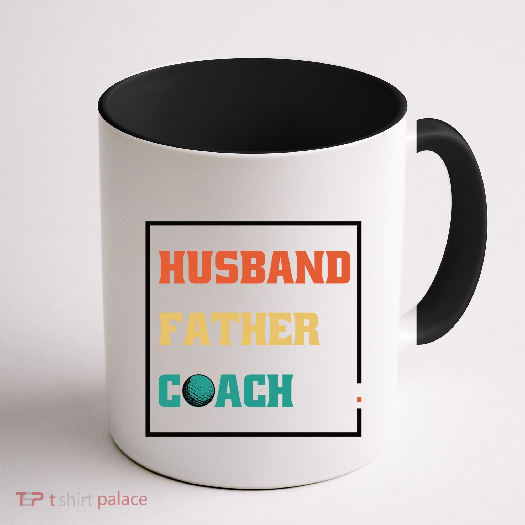 Husband Father Coach Golf Coach Gift Coffee Mug