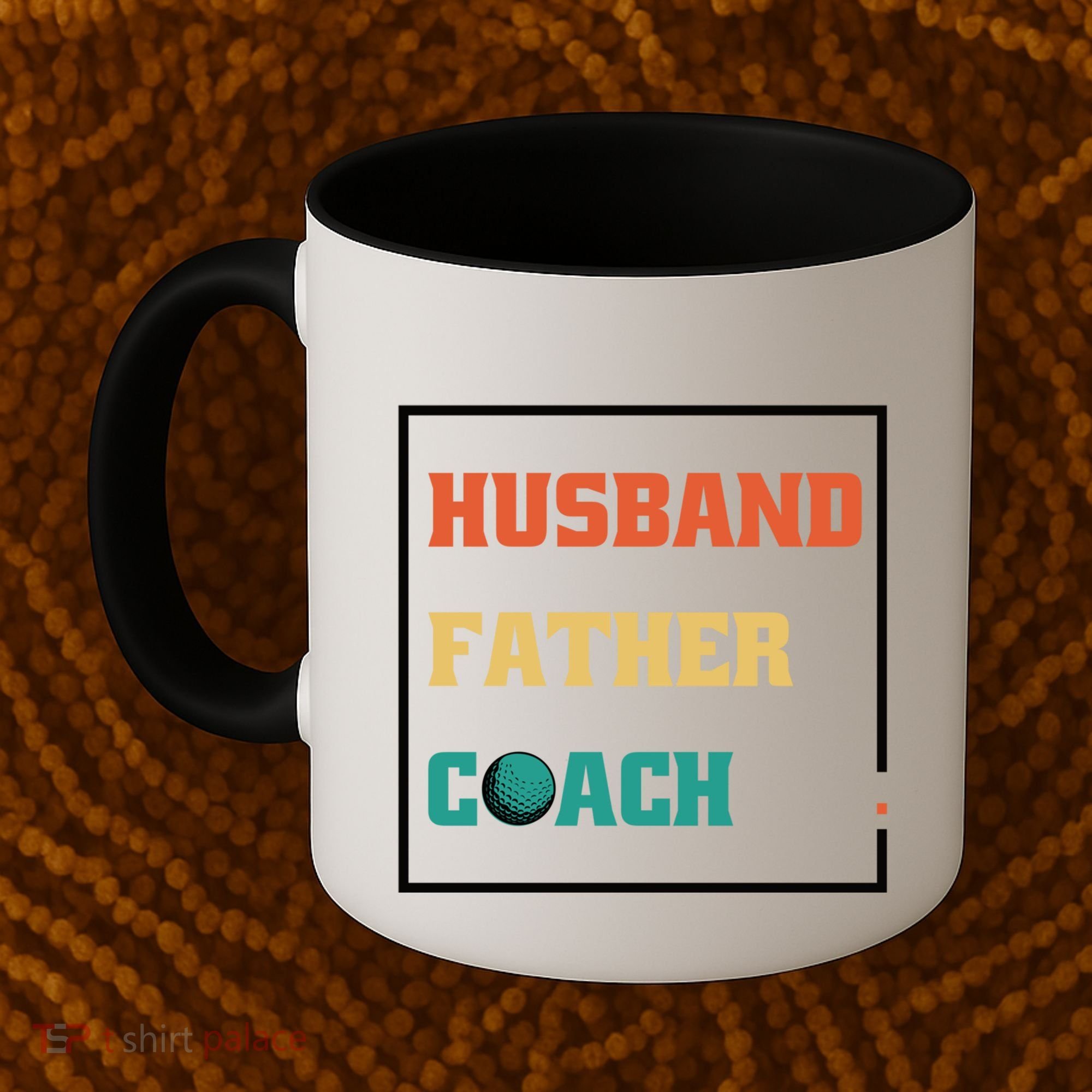 Husband Father Coach Golf Coach Gift Coffee Mug