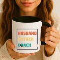 Husband Father Coach Golf Coach Gift Coffee Mug thumb 3