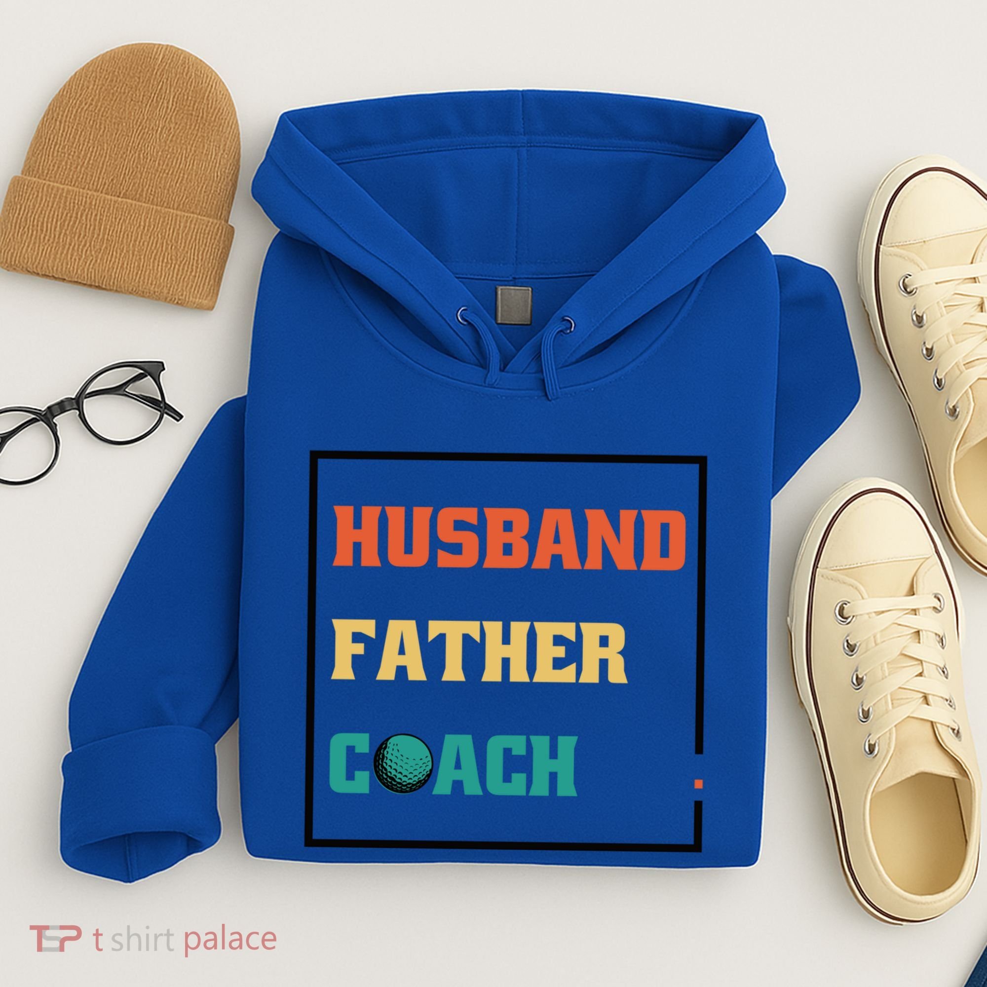 Husband Father Coach Golf Coach Gift Hoodie