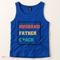 Husband Father Coach Golf Coach Gift Tank Top thumb 2