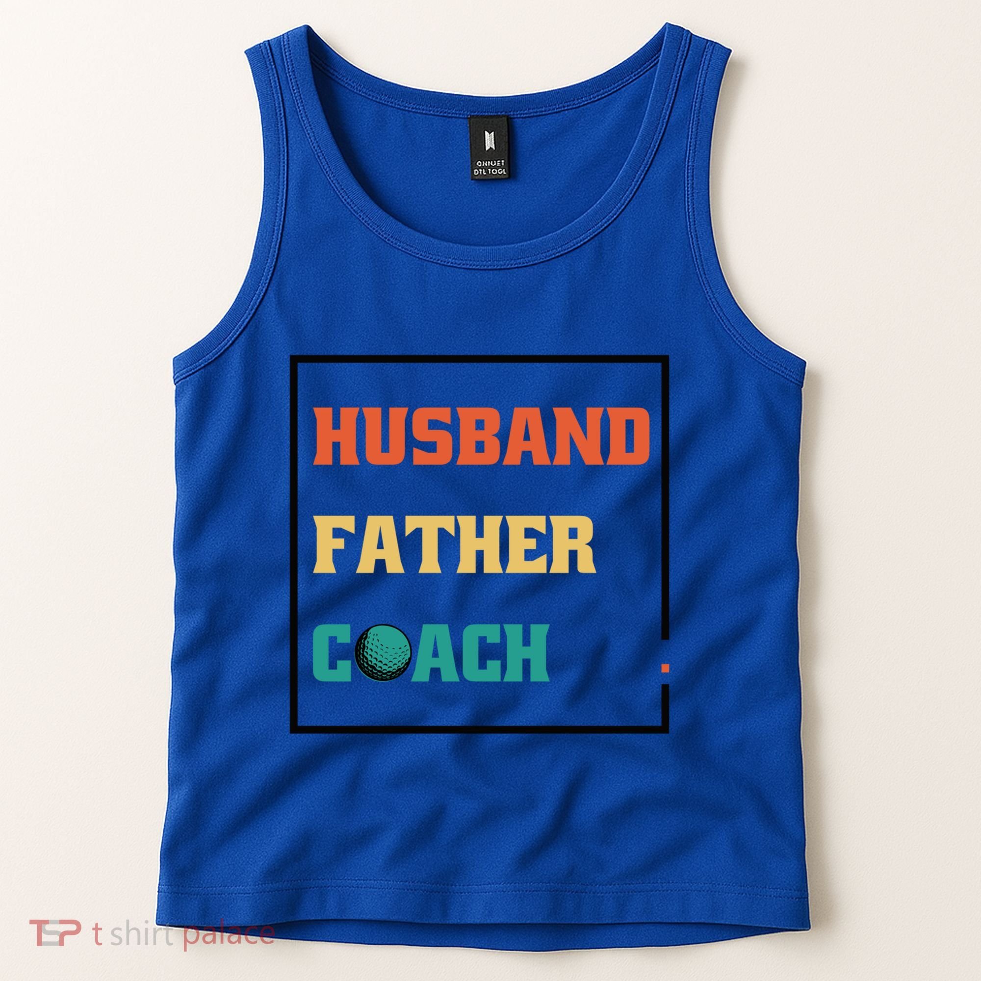 Husband Father Coach Golf Coach Gift Tank Top
