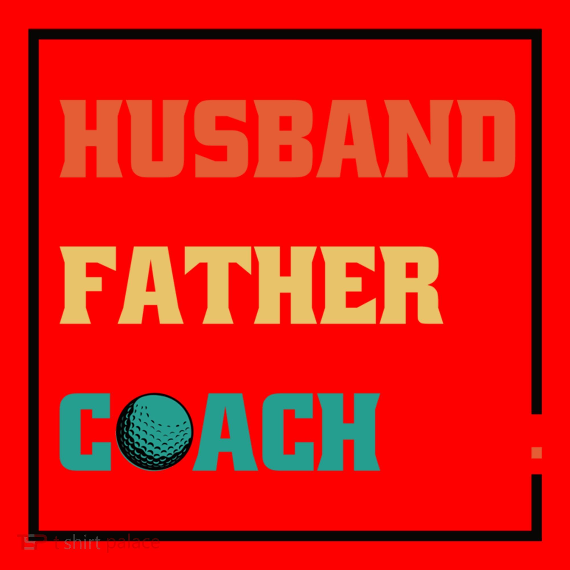 Husband Father Coach Golf Coach Gift Santa Hat