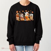Happy Fall Coffee Latte Cups Stethoscope Nurse Women's Sweatshirt thumb 0