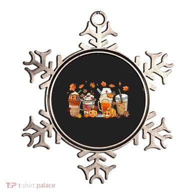 Happy Fall Coffee Latte Cups Stethoscope Nurse Ornament