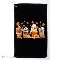 Happy Fall Coffee Latte Cups Stethoscope Nurse Golf Towel thumb 0