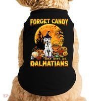 Halloween Forget Candy Just Give Me Dalmatians Dog Lovers Gift Doggie Tank thumb 0