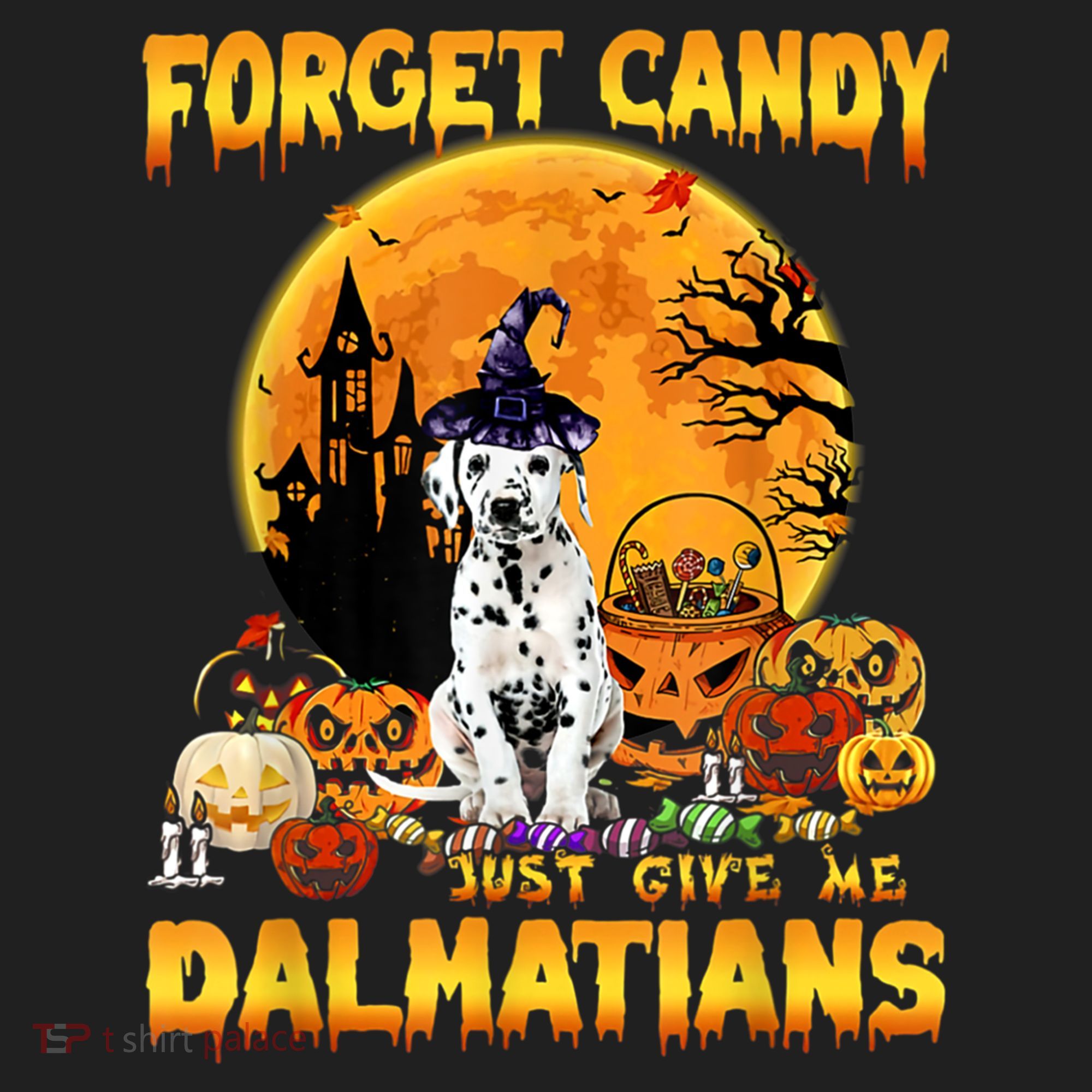 Halloween Forget Candy Just Give Me Dalmatians Dog Lovers Gift Beanie