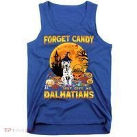 Halloween Forget Candy Just Give Me Dalmatians Dog Lovers Gift Tank Top thumb 0