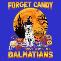 Halloween Forget Candy Just Give Me Dalmatians Dog Lovers Gift Visor thumb 3