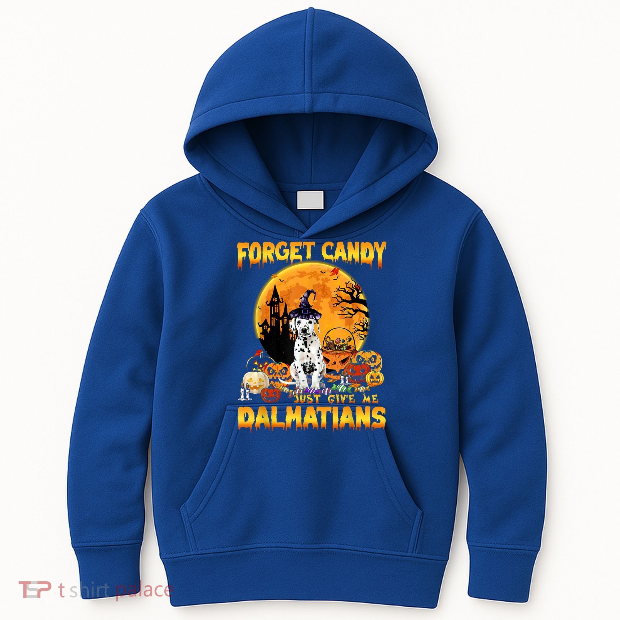 Halloween Forget Candy Just Give Me Dalmatians Dog Lovers Gift Kids Hoodie