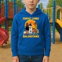 Halloween Forget Candy Just Give Me Dalmatians Dog Lovers Gift Kids Hoodie thumb 2