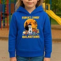 Halloween Forget Candy Just Give Me Dalmatians Dog Lovers Gift Kids Hoodie thumb 3