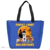Halloween Forget Candy Just Give Me Dalmatians Dog Lovers Gift Tote Bag thumb 0