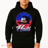 Haiti Flag Caribbean Pride Holiday Hoodie thumb 2