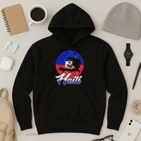 Haiti Flag Caribbean Pride Holiday Hoodie thumb 3