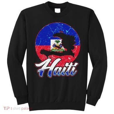 Haiti Flag Caribbean Pride Holiday Sweatshirt