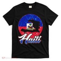 Haiti Flag Caribbean Pride Holiday T-Shirt thumb 0