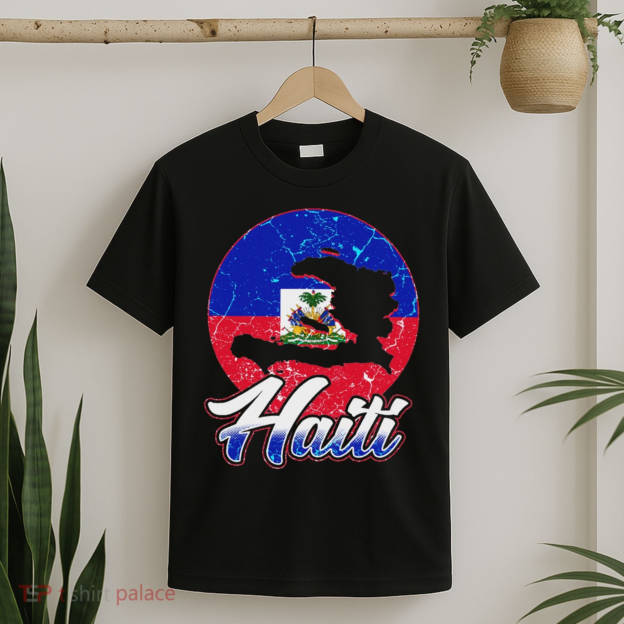Haiti Flag Caribbean Pride Holiday T-Shirt