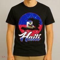 Haiti Flag Caribbean Pride Holiday T-Shirt thumb 3