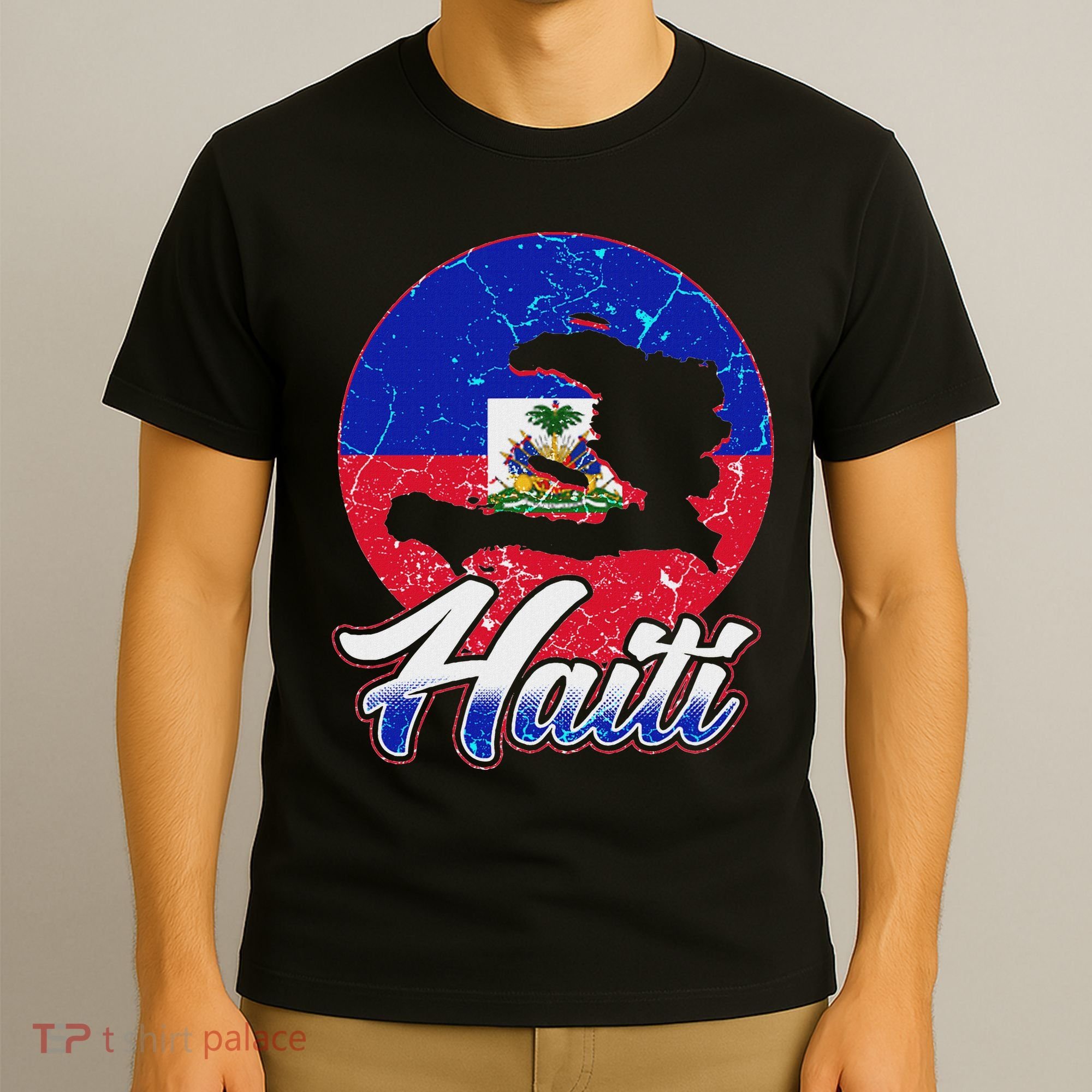 Haiti Flag Caribbean Pride Holiday T-Shirt