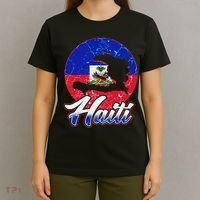 Haiti Flag Caribbean Pride Holiday T-Shirt thumb 4