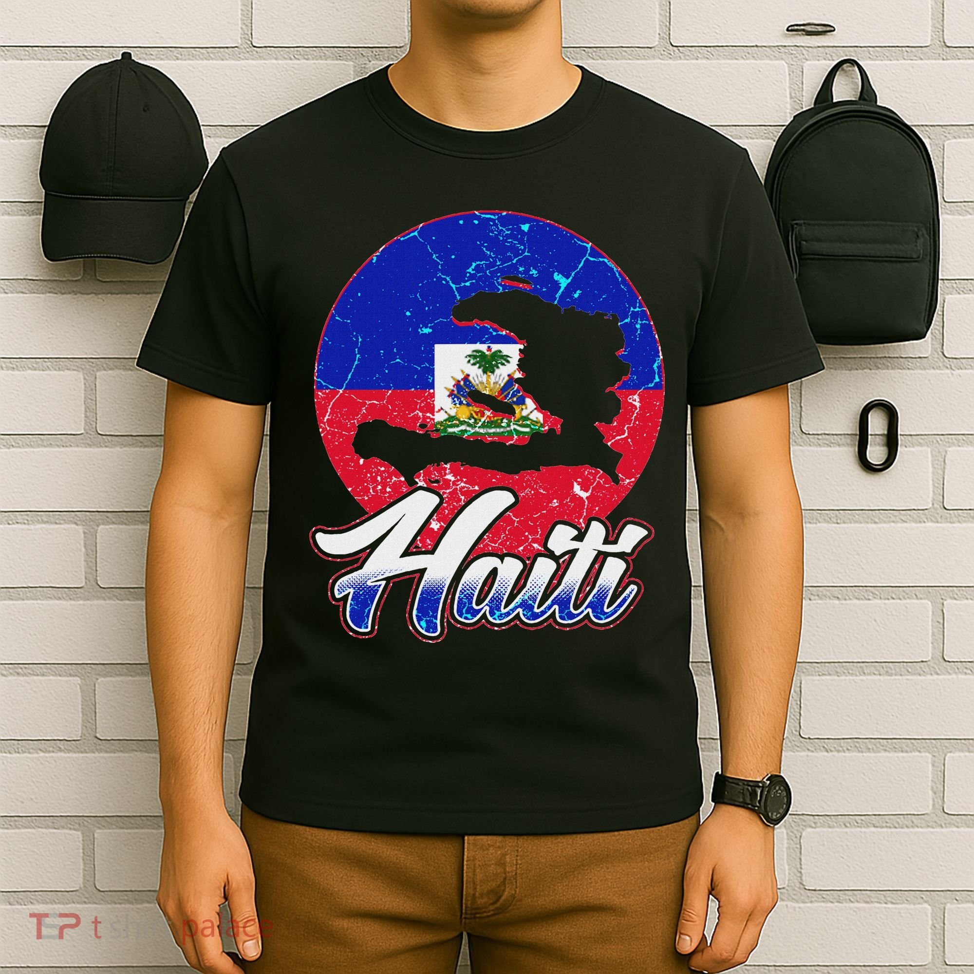 Haiti Flag Caribbean Pride Holiday T-Shirt