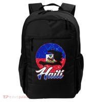 Haiti Flag Caribbean Pride Holiday Backpack thumb 0
