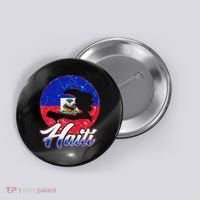 Haiti Flag Caribbean Pride Holiday Button thumb 0