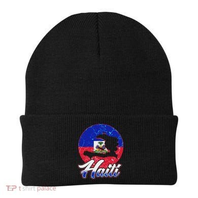 Haiti Flag Caribbean Pride Holiday Beanie