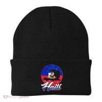 Haiti Flag Caribbean Pride Holiday Beanie thumb 0