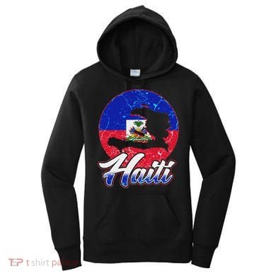 Haiti Flag Caribbean Pride Holiday Women's Hoodie
