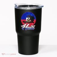 Haiti Flag Caribbean Pride Holiday Tumbler thumb 0