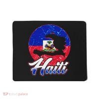 Haiti Flag Caribbean Pride Holiday Mousepad thumb 0