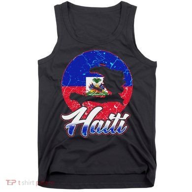 Haiti Flag Caribbean Pride Holiday Tank Top