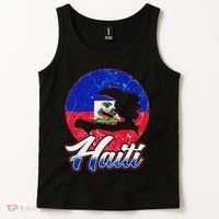 Haiti Flag Caribbean Pride Holiday Tank Top thumb 2