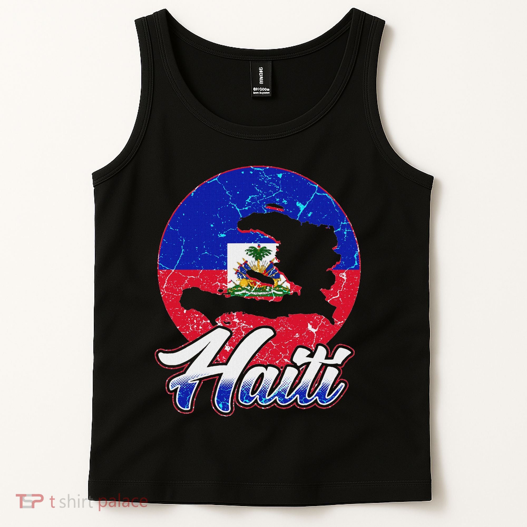 Haiti Flag Caribbean Pride Holiday Tank Top