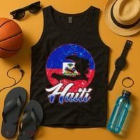 Haiti Flag Caribbean Pride Holiday Tank Top thumb 4