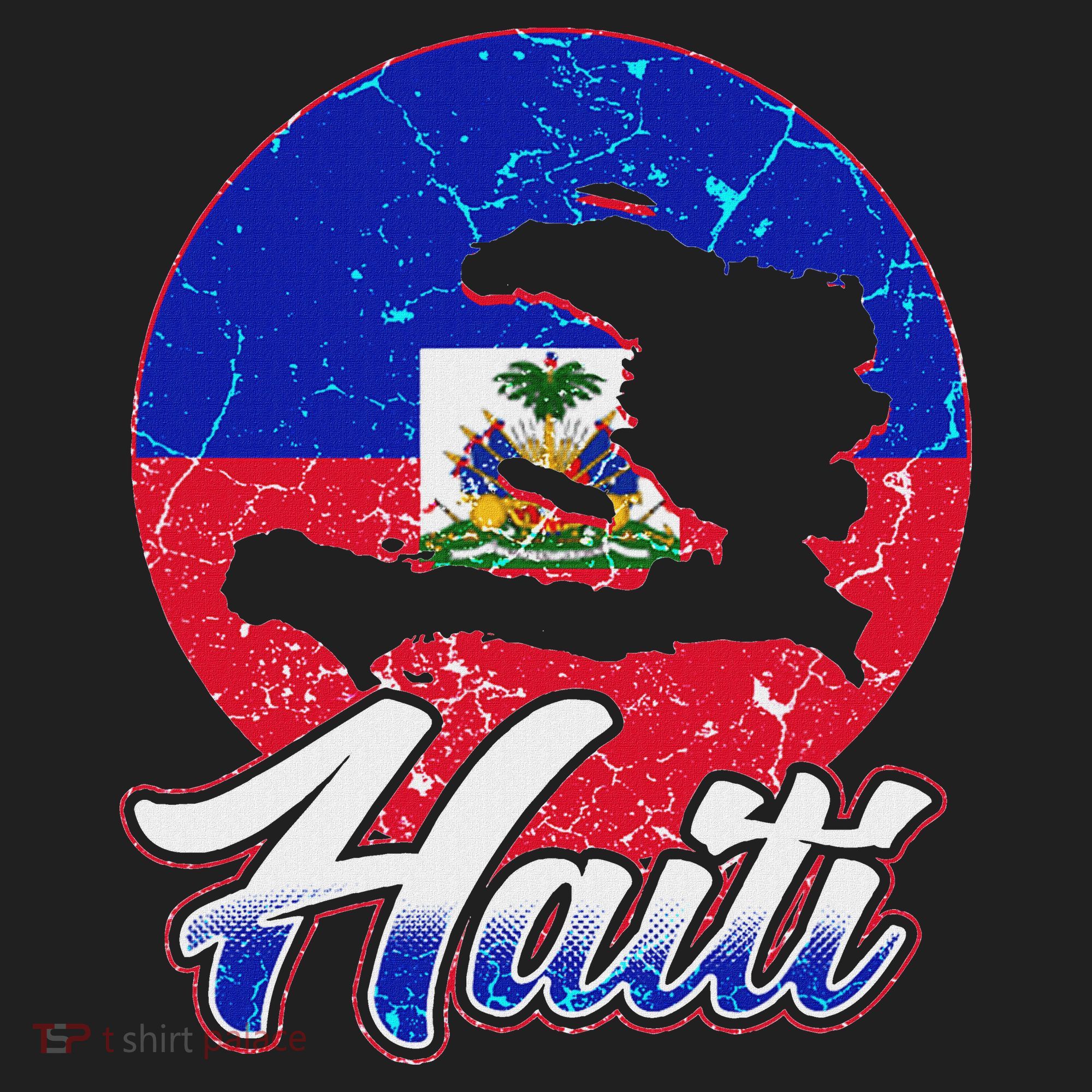 Haiti Flag Caribbean Pride Holiday Golf Towel