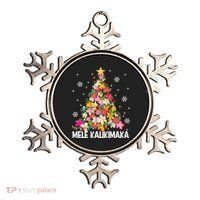 Hawaiian Floral Christmas Tree Mele Kalikimaka Tropical Xmas Ornament thumb 0