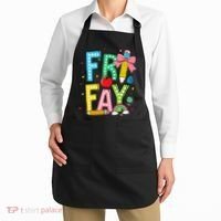 Happy Friyay Coquette Bow Friday Weekend Teacher Apron thumb 2